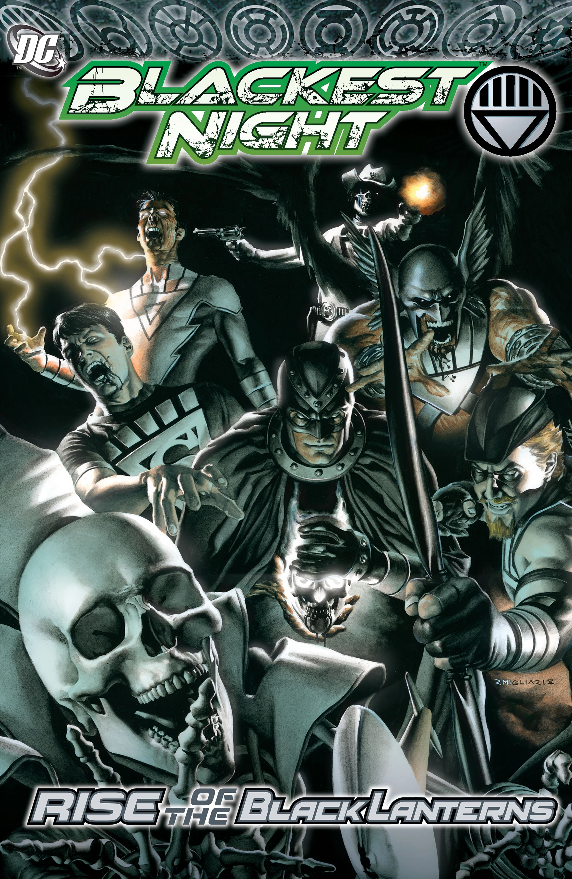Blackest Night: Rise of the Black Lanterns (DC, 2020) cover